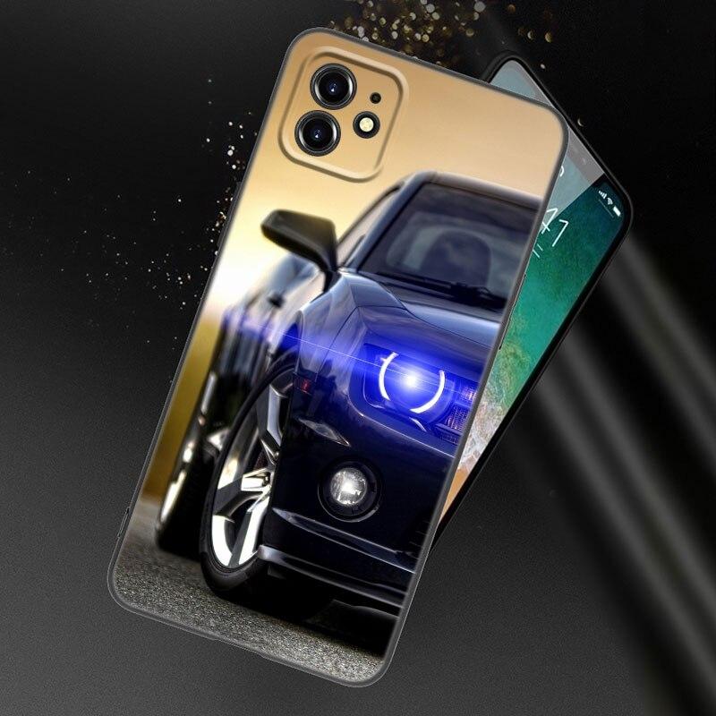 Cool Sports Car Man Phone Case For Apple iPhone 13 12 Mini 11 Pro XS Max XR X 8 7 6S 6 Plus SE 2022 2020 5S 5 Soft Black Cover