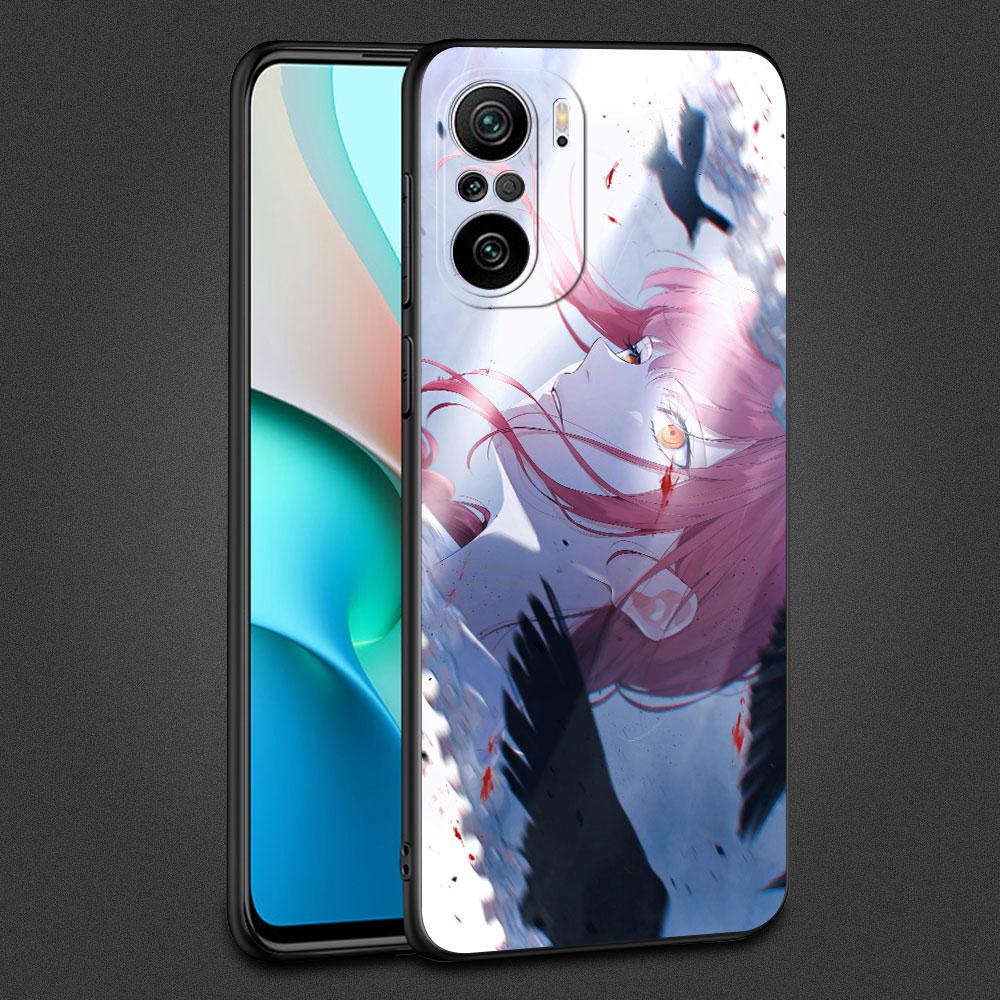 Чехол для Xiaomi Redmi Note 11 10 9 8 Pro 12 10C 9S 10S 11S 9A 9T 9C 10A 7 K40 8T силиконовый чехол для телефона с бензопилой в стиле аниме Makima