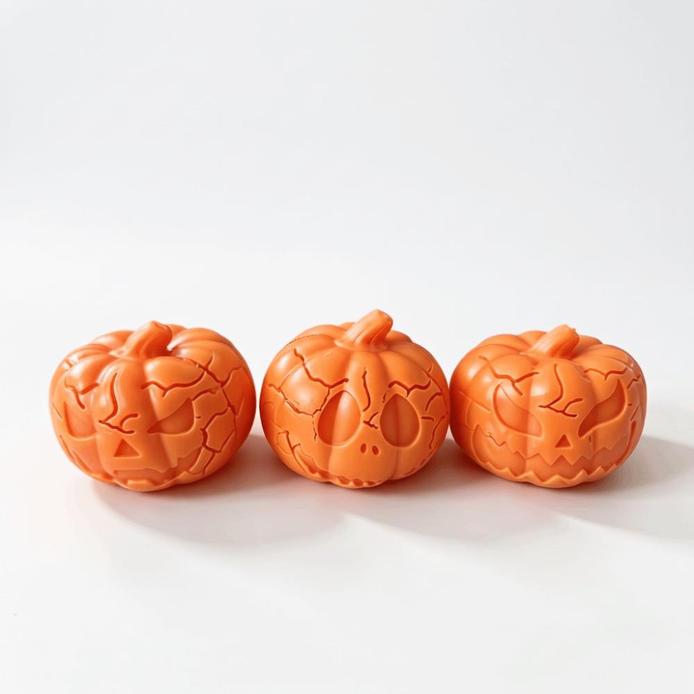 Crunchy Pumpkin Skull Kneading Toy Crackling Pumpkin Skull Squishy Toy  Halloween