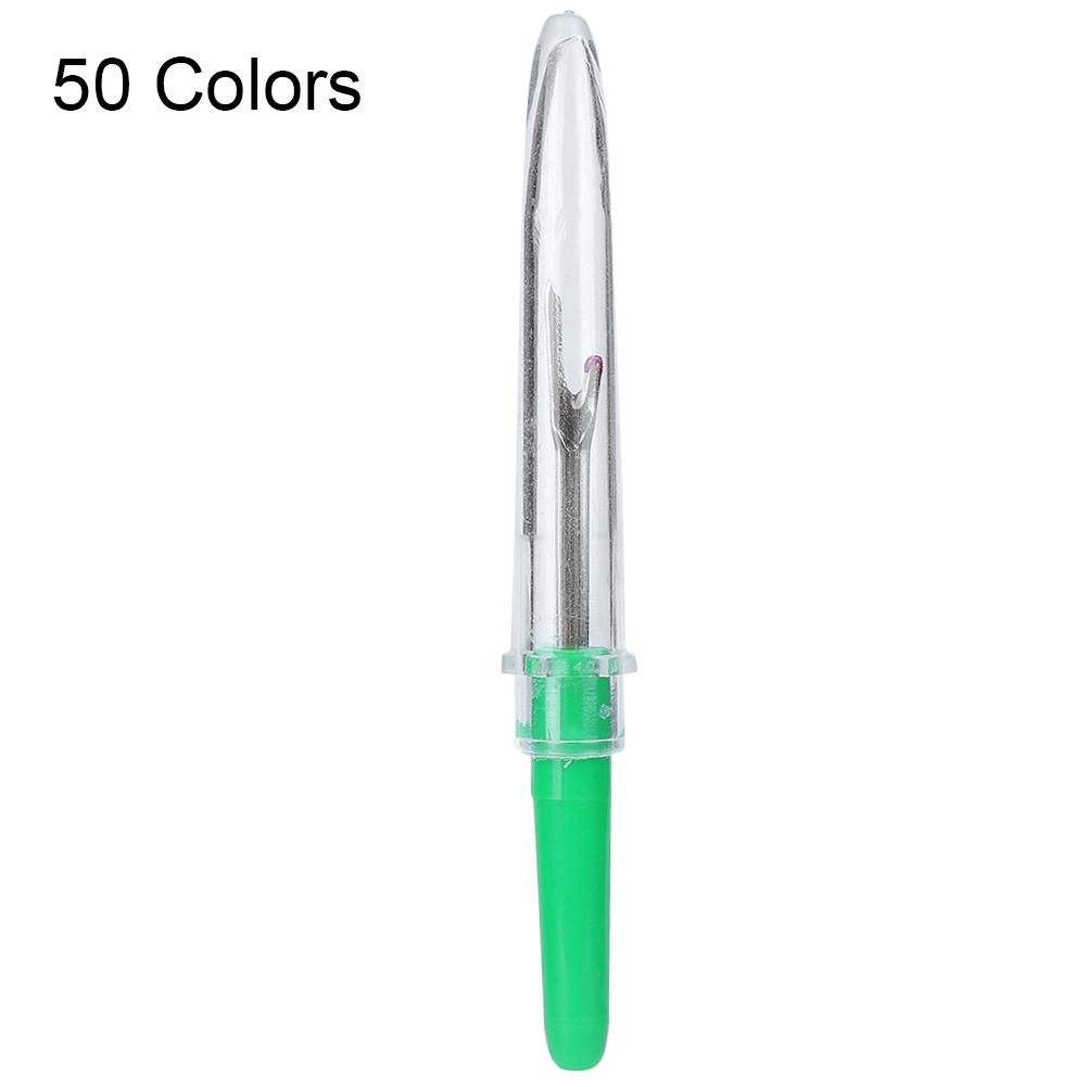 50 Colors Thread Skeins Embroidery Needle Set Stitching DIY Needle Felting 5 Bamboo Cycle Kit