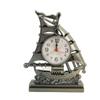 Lovely Sailboat Alarm Clock Mediterranean Desk Alarm Clock Retro Sailboat Sculpture  Office