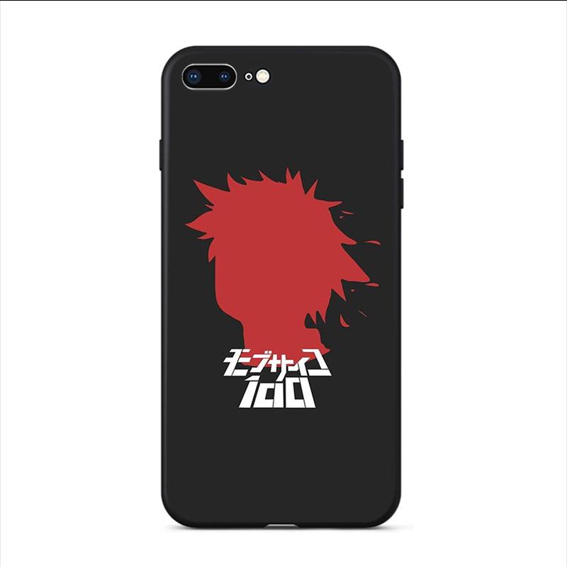 Чехол-накладка Mob Psycho 100 Anime, мягкий, из ТПУ для iPhone X, 11 Pro Max, XS Max, XR, 6, 7, 8, Plus, 5, 5S, чехлы для телефонов, чехол-книжка TeleFoonhoesjes Etui Capa