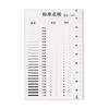 uxcell High-Precision SEC Size Estimation Chart, 10cm Transparency Defect Detection Film Ruler, Diameter and Line Width Defect Measurement