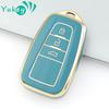 3 Buttons TPU Car Remote Key Case Cover Shell Fob for Toyota Corolla Prius Camry CHR C-HR RAV4 Altis Land Cruiser Prado Keyless