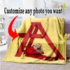 Customize Photos Personalized Picture Blanket Gift Customizable Blanket Ultra-Soft Great for Chair Bedding Nap Bed for All Occasions