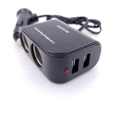 WF-102 Двойной USB-адаптер для прикуривателя с 2 USB-разъемами и выходным током 3,1 А