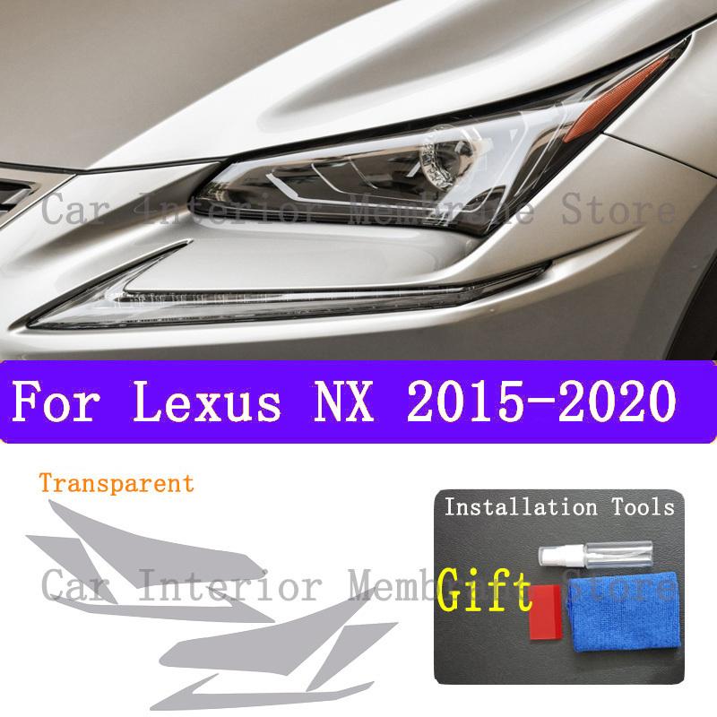 Для Lexus NX 2015 2017 2018- Автомобильная наружная фара Защитная пленка от царапин Передняя лампа Тонировка TPU Защитная пленка Покрытие Ремонт Аксессуары