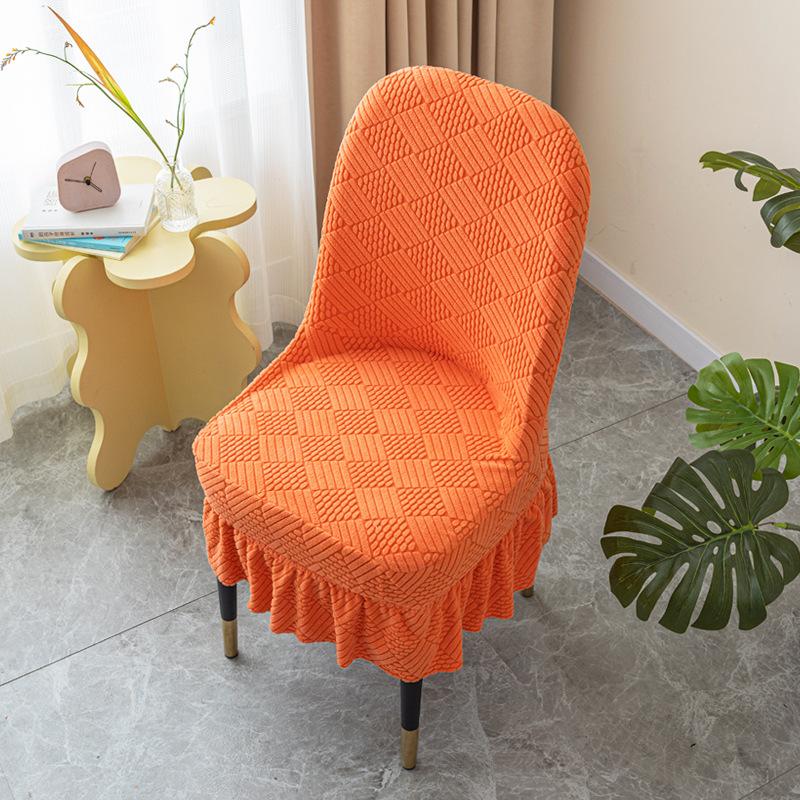 Эластичный утолщенный большой изогнутый чехол для стула Универсальный чехол Универсальный чехол для спинки обеденного стола Интегрированный