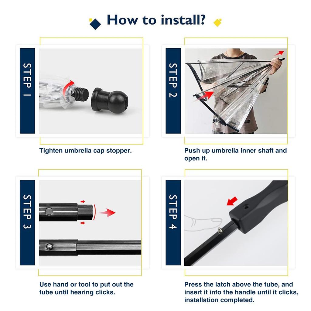 Lesypet Dog Umbrella Umbrella for Walking Even On Rainy Days Foldable Lead Umbrella Suitable for Small and Medium Dogs - - -