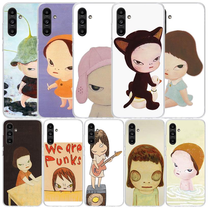 Y-Yoshitomo Nara Чехол для Samsung Galaxy A17 A37 A57 A16 A26 A36 A56 A15 A14 A55 Чехол для телефона A13 A53 A25 A35 A24 A34 A23 A33 Gal