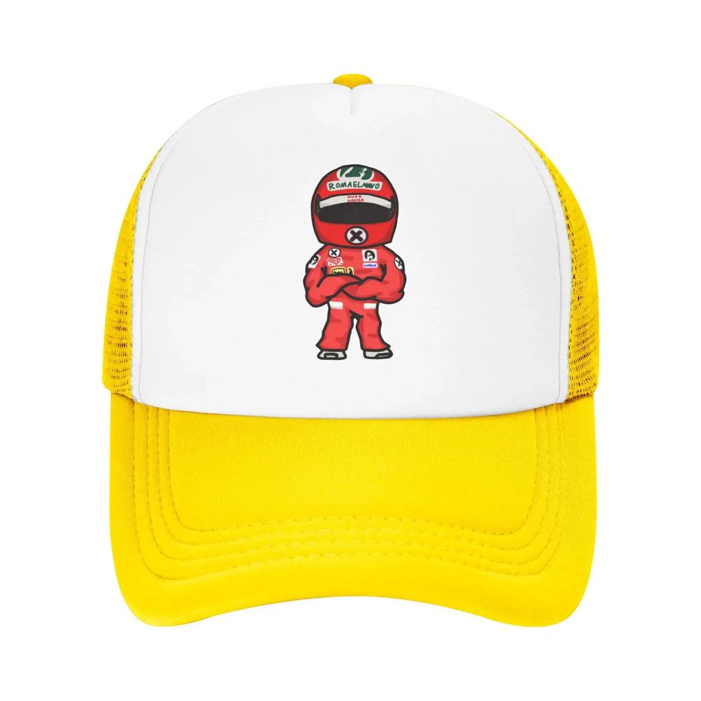 Милые забавные сетчатые бейсболки Niki Mini Racing Lauda для путешествий, кемпинга, пляжа для женщин, кокетливая шляпа, хип-хоп, тракер