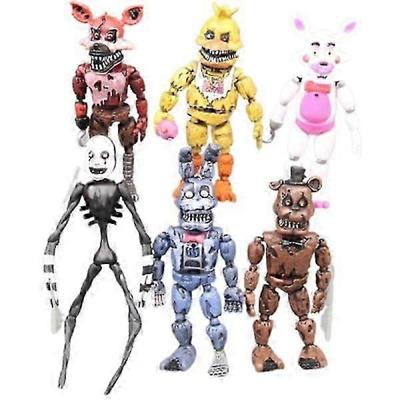 Набор из 6 ПВХ фигурок-игрушек Five Nights at Freddy's