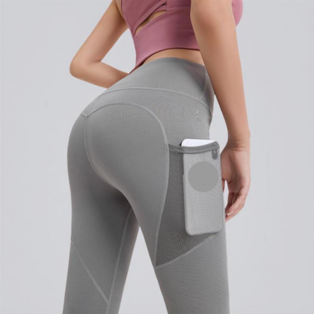 New Arrivals Open Run Women High Waist Mesh Pocket Leggings