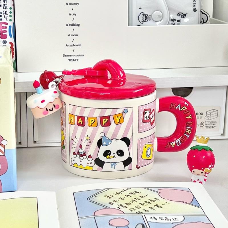 Подарки на день рождения подругам, креативные практичные керамические кружки для девушек, чашки для торта высокой ценности, подарочные коробки