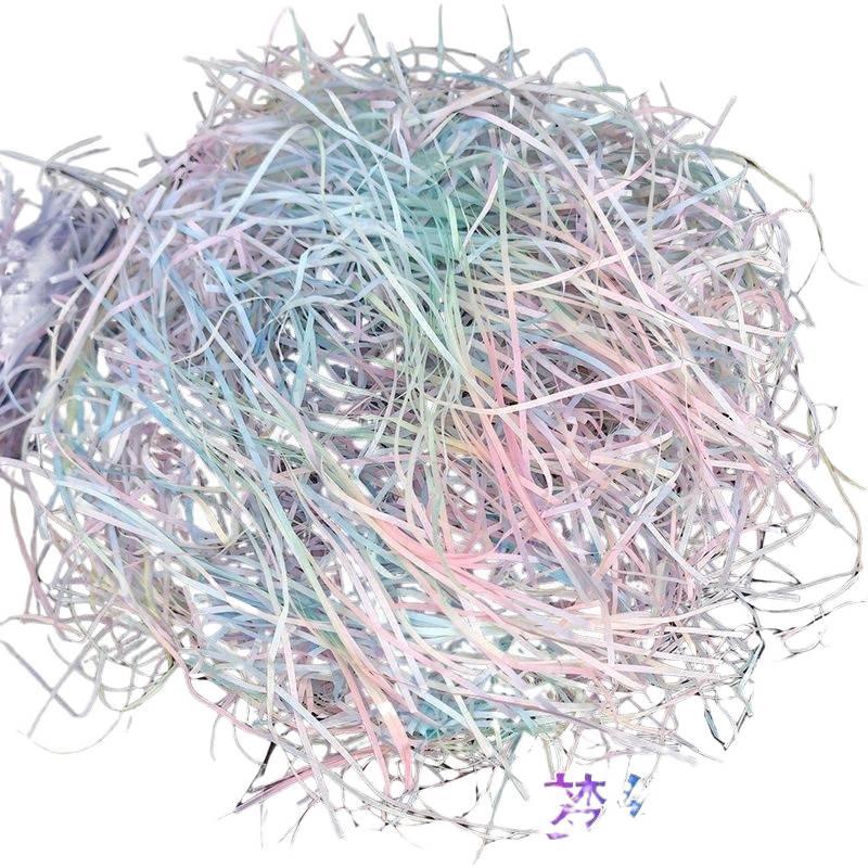 Lafite Decorative Christmas Glitter Shredded Paper Filler for Gift or Candy Box