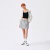 New MLB New York Yankees Basic Collection SS25 Casual Short Skirts Women's Light Gray 3FSKB0753-50GRL