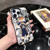 Чехол для телефона S-Shoyo H-Hinata BOY H-Haik-yu Для iPhone 17,16,15,14,13,12,11 Plus,Pro Max,XS,Красочный Серебряный Чехол для телефона Funda Cover