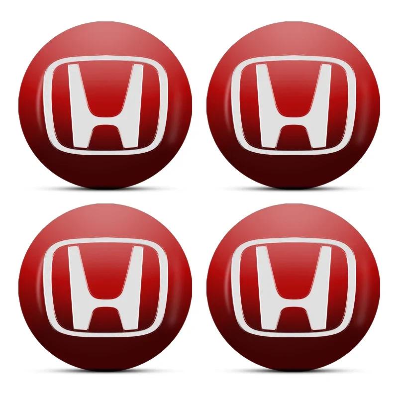 Car Hot XR 56mm Car Tyre Wheel Center Hub Cap Badge Sticker Car Accessories for Honda Civic Accord CRV HRV Fit Jazz City Odyss