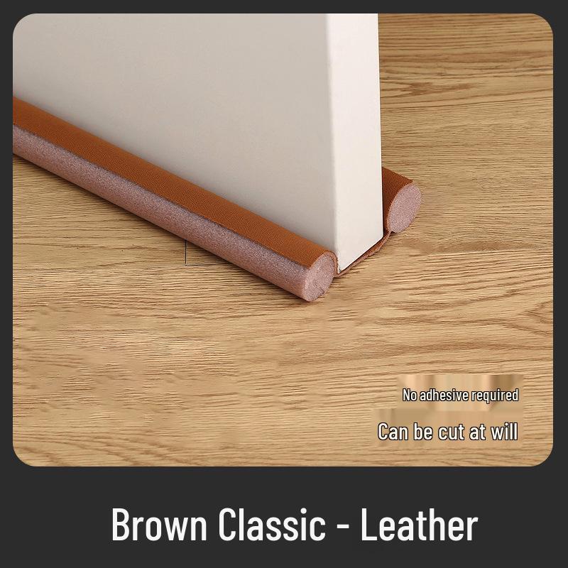 Звукоизоляционная Ветрозащитная Уплотнительная Лента и Наклейка для Низа Двери