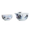 Chaxun Portable Blue and White Ceramic Tea Set