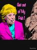 Barbara Get out of my pub! - Eastenders Classic T-Shirt
