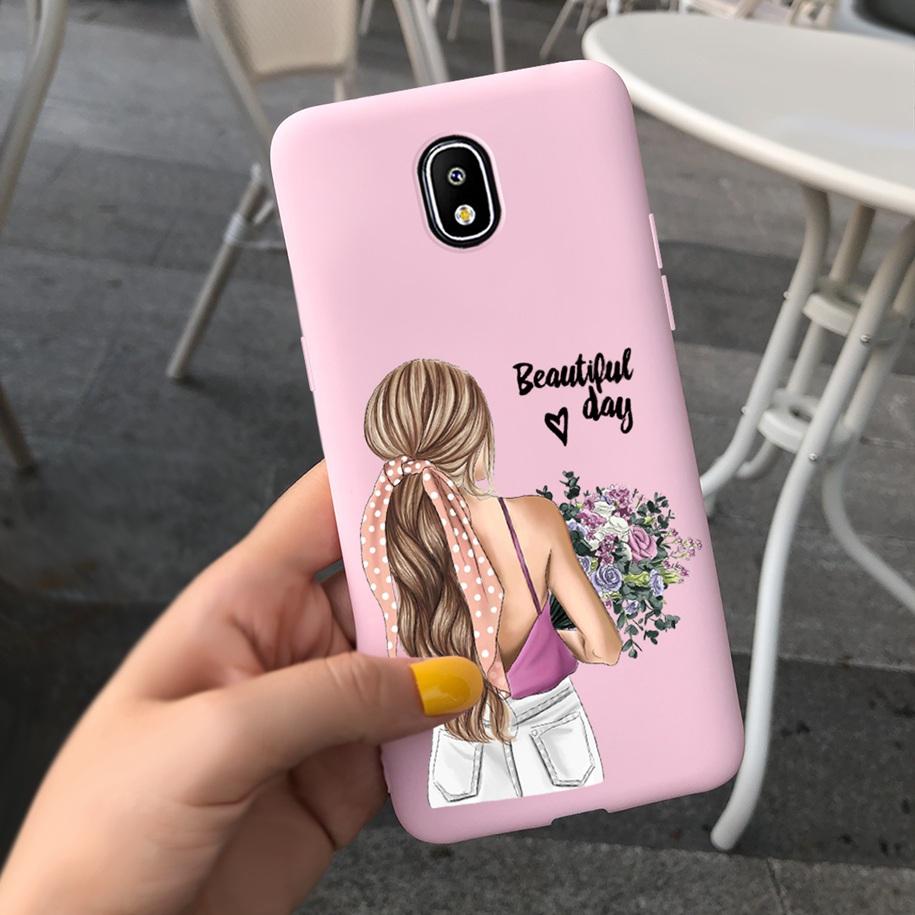 For Samsung Galaxy J5 2017 J530 SM-J530F Case Cute Cartoon Cats Unicorn Butterfly Bee Soft Cover for Samsung J5 2017 J530F Funda