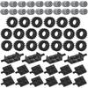 ZHLELEWZ Tire Wheel and Axle Set - 56 Pieces Brick Accessories Basic Classic Building Blocks Toys, Car Truck Wheel Parts (56)