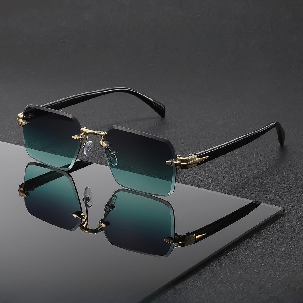 2026 Новая Мода Металлические Безрамные Солнцезащитные Очки Для Улицы, Путешествий и Велосипеда Защита от УФ Очки UV400 Унисекс Классические Очки для Вождения