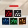 1PC AC 50V-500V Square Voltmeter Digital Voltage Tester Monitor EU Plug LED Display Voltmeter Indicator Light Electrical Instruments