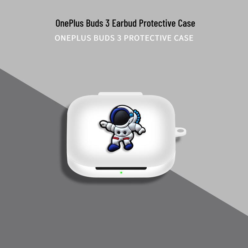 Силиконовый защитный чехол для наушников OnePlus Buds 3 и OPPO Enco X3i