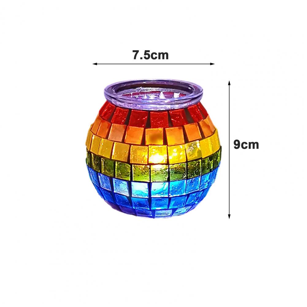 DIY мозаичный подсвечник, набор, развитие мелкой моторики, детский ремесленный материал, ручная работа, развивающие игрушки для родителей и детей