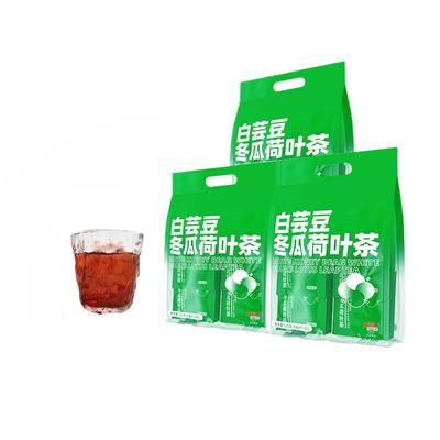 Чай из листьев лотоса с белой фасолью и зимней дыней - Oil-Cut Big Belly Flow Health Tea