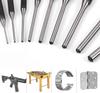 Набор выколоток для штифтов 10 шт. с сумкой для хранения Набор инструментов для удаления стали 10 шт. с сумкой для переноски Для ювелиров, часовщиков