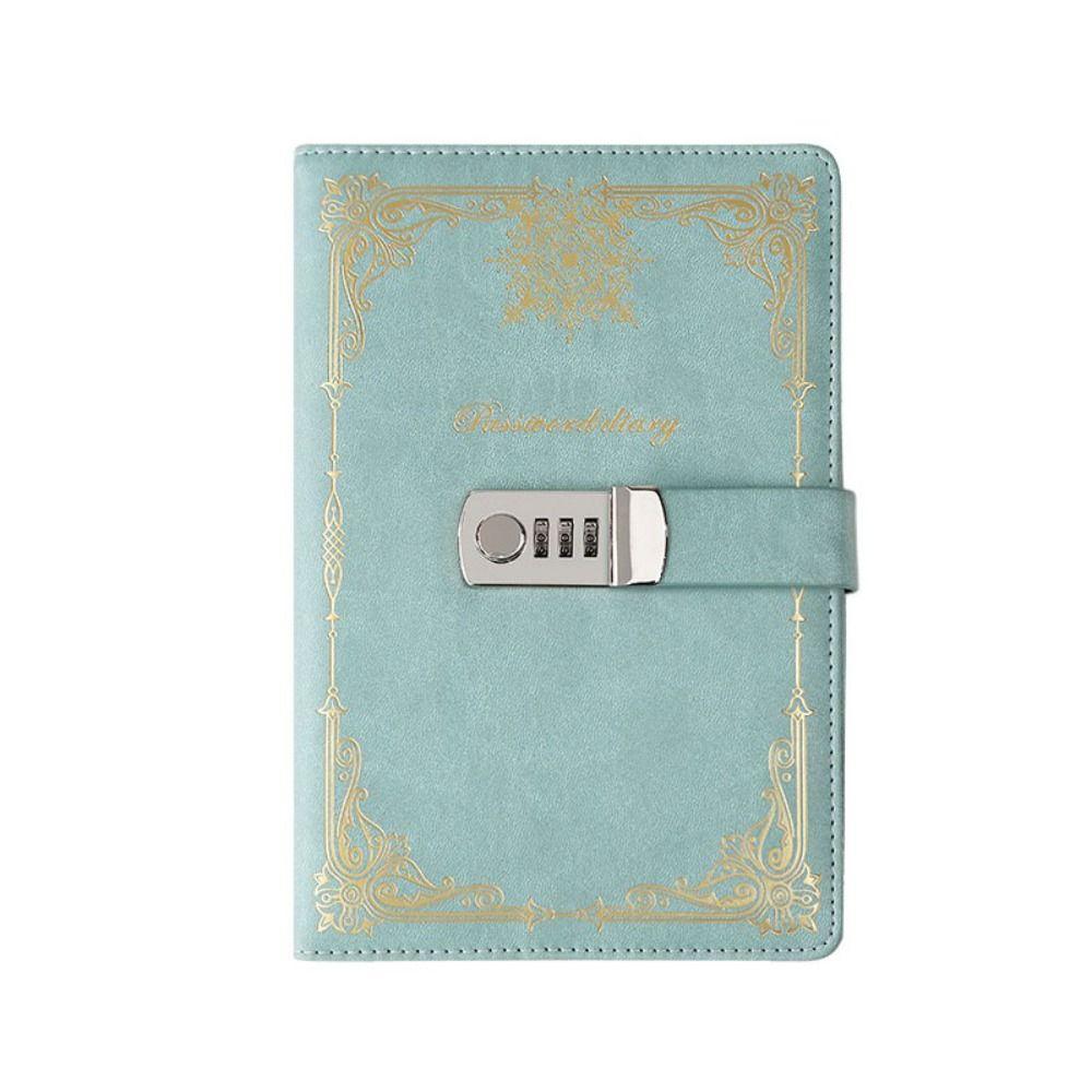 A5 100Sheets Journal Notebook With Lock Hard Cover Personal Notebook  Women