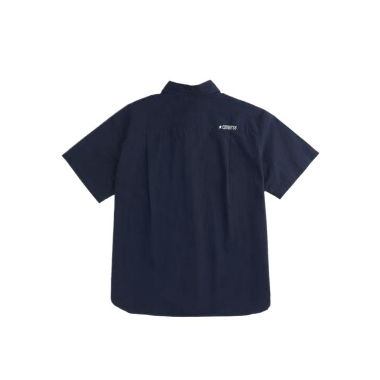 Converse Shirts Men's Blue Polo Collar Moderate MCH601-695