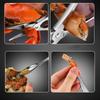 Clip Kitchen Gadgets Lobster Clamp Seafood Tool  Set Crab Peeler Seafood Cracker Prawn Peeler