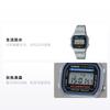 Casio Ретро мода повседневный простой легкий металл классический маленький квадратный водонепроницаемый механизм кварцевый механизм стальной ремешок японский A168WA-1A2WJR