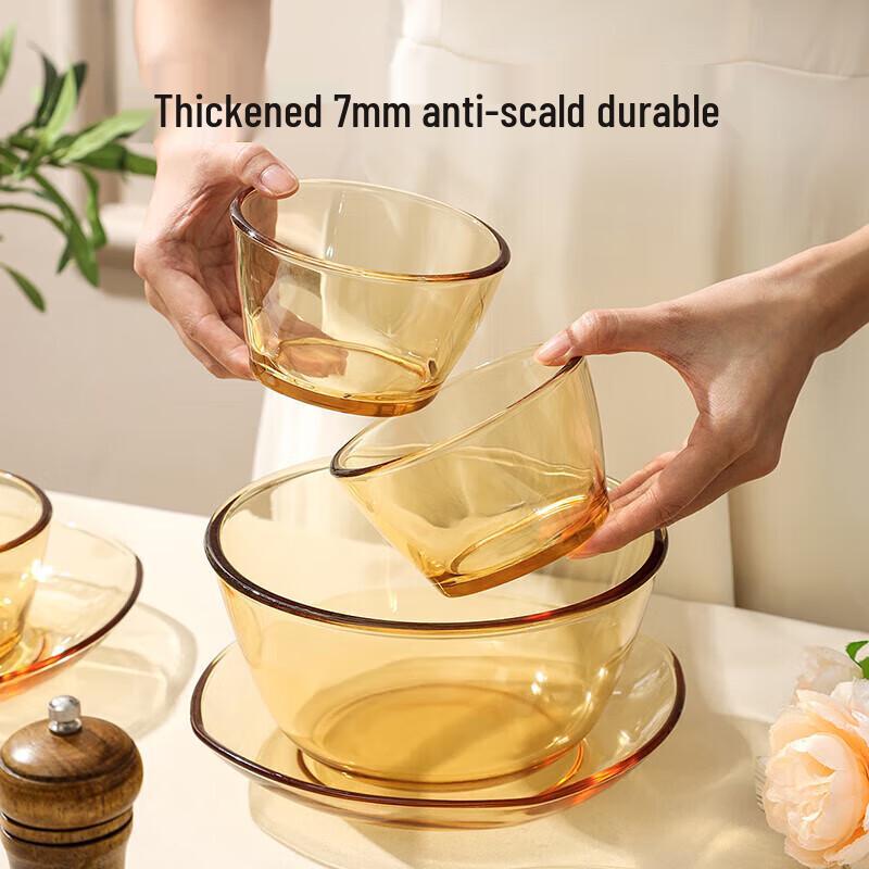 Maxcook High Borosilicate Glass Serving Plate