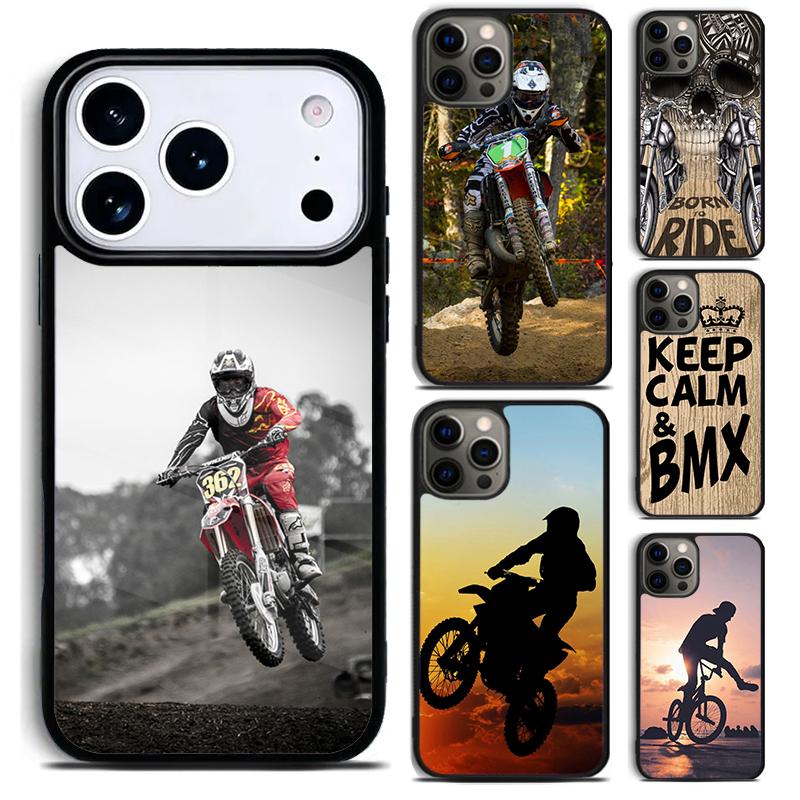 Чехол для телефона Motocross Dirt MX Bike For iPhone 17 16 15 14 13 12 11 Pro Max Plus 17Air Мягкий силиконовый чехол