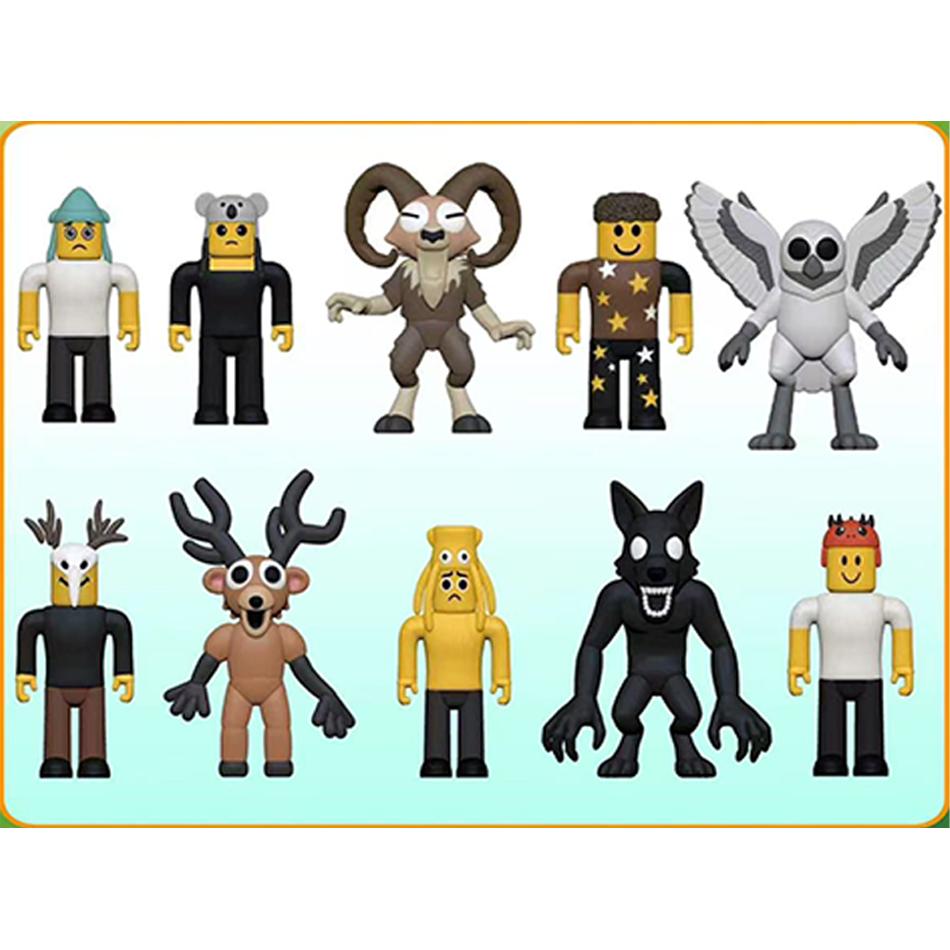 24 шт. 99 Ночей в Лесу Фигурки Животных Сова Олень Коза Модель Игрушка Кукла Хоррор Игры Фигурки Подарок для Детей