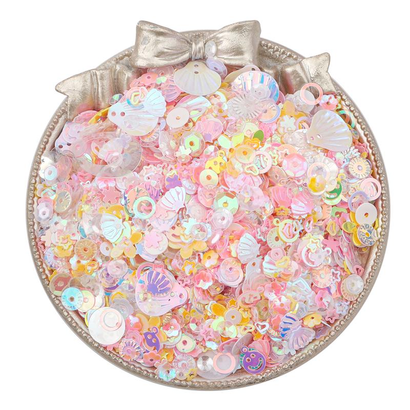 20g/Bag Mixed Shapes Loose Sequins for Nail Decoration Art Craft DIY Scrapbooking Garment Sewing Accessories