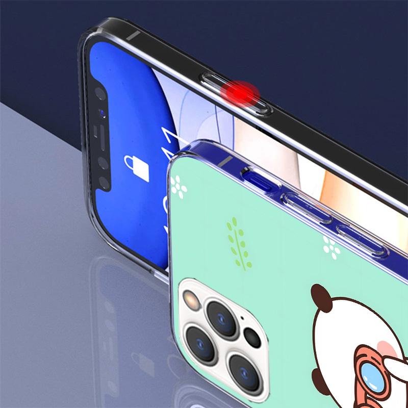 Cute Peach Goma Cat Phone Case For iPhone 17 Air 16 15 Pro Max 14 Plus 13 Mini 12 11 Cover 7 8 SE Silicone Shell Print Fundas 17