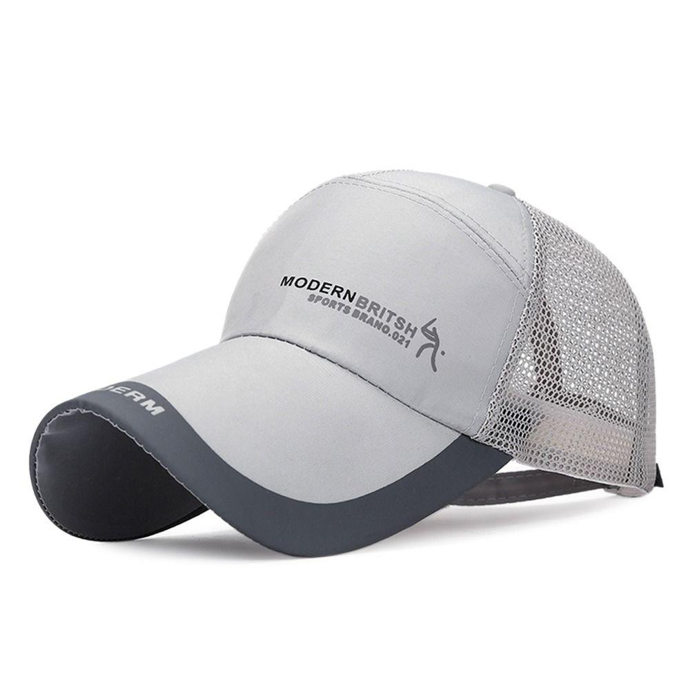 Хлопковые солнцезащитные шляпы Регулируемая спортивная кепка Дышащая бейсболка Женская