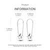 925 Sterling Silver Earrings Women Sparkling Stars Pin Hoop Earring For Anniversary Wedding Jewelry Gifts