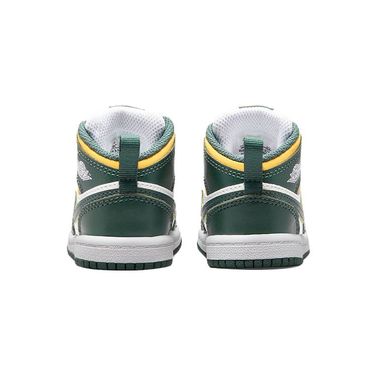 Air Jordan 1 Mid Td Noble Green Pollen White 640735-371