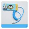 CarPlay Car Fast Charging Silicone Spring Data Cable Is Suitable for iPhone 17 Android Fast Charging Cable