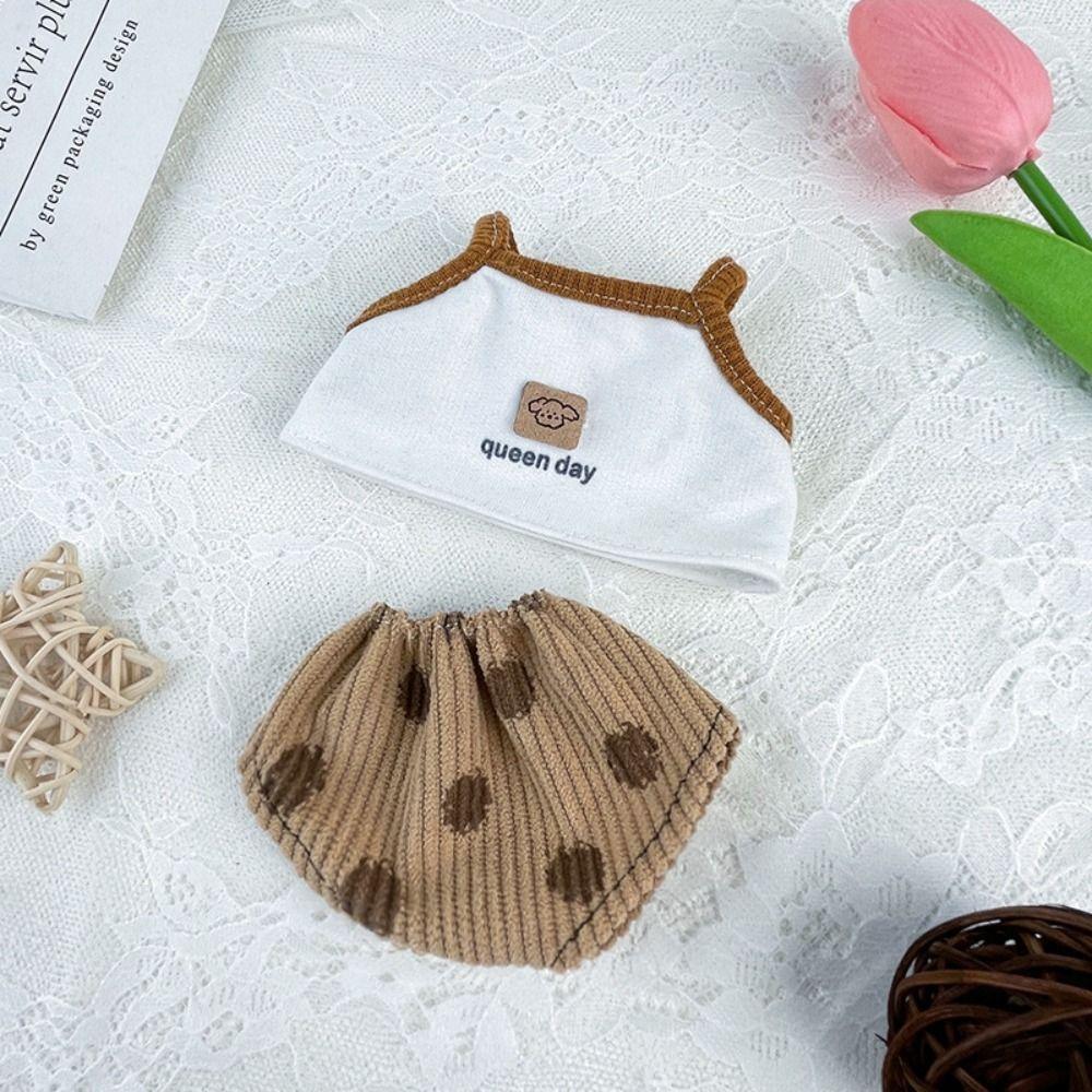 Одежда для куклы 20 см Разноцветный головной убор для куклы Набор платьев Аксессуары для куклы Игрушка Хлопковая мягкая кукла