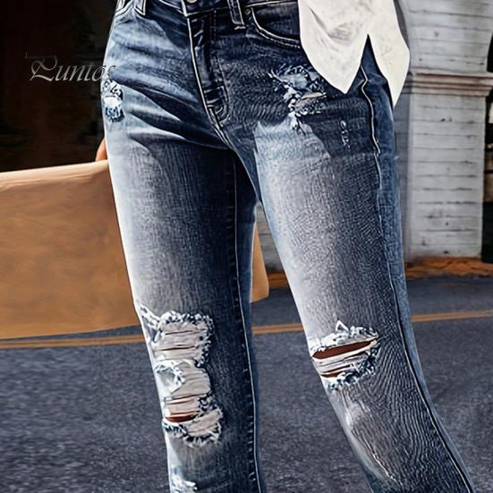 Женские моделирующие узкие джинсы с высокой талией, рваные потертые джинсовые брюки, эластичные леггинсы, джинсовые брюки