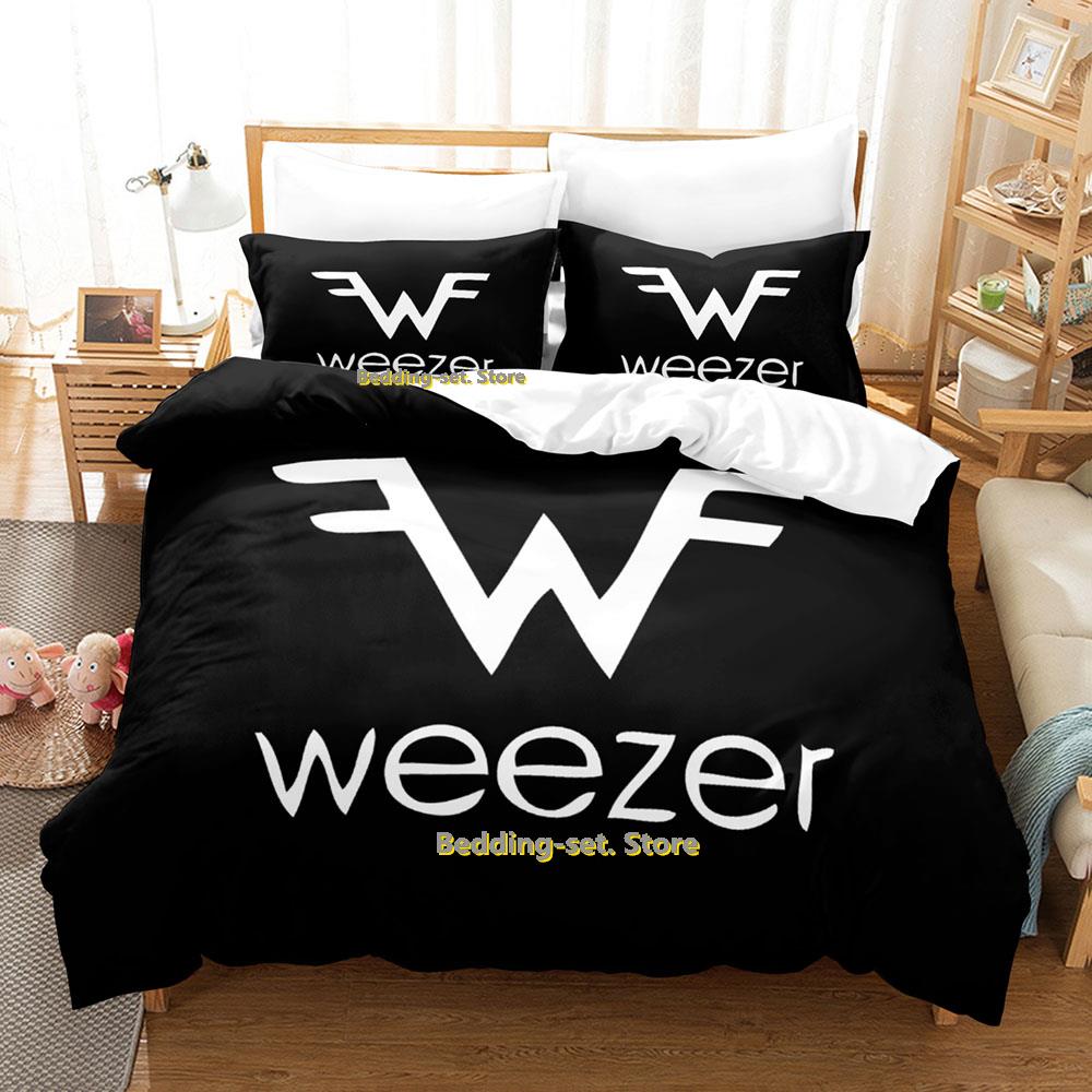 Хип-Хоп Weezer Комплект постельного белья Мультяшный Аниме Трехсекционный Комплект Взрослая Детская Спальня Трехсекционные Комплекты 3D Кавайный Легкое Одеяло