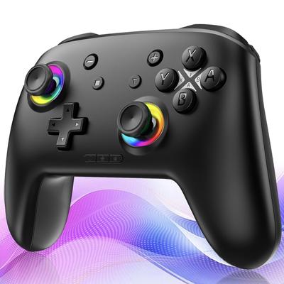 Для контроллера Switch 2 с и C Совместимый с Switch Hall Effect Bluetooth Беспроводной Pro Controller с задними кнопками Turbo Macro Гироскопом HD 1000 мАч Высокий